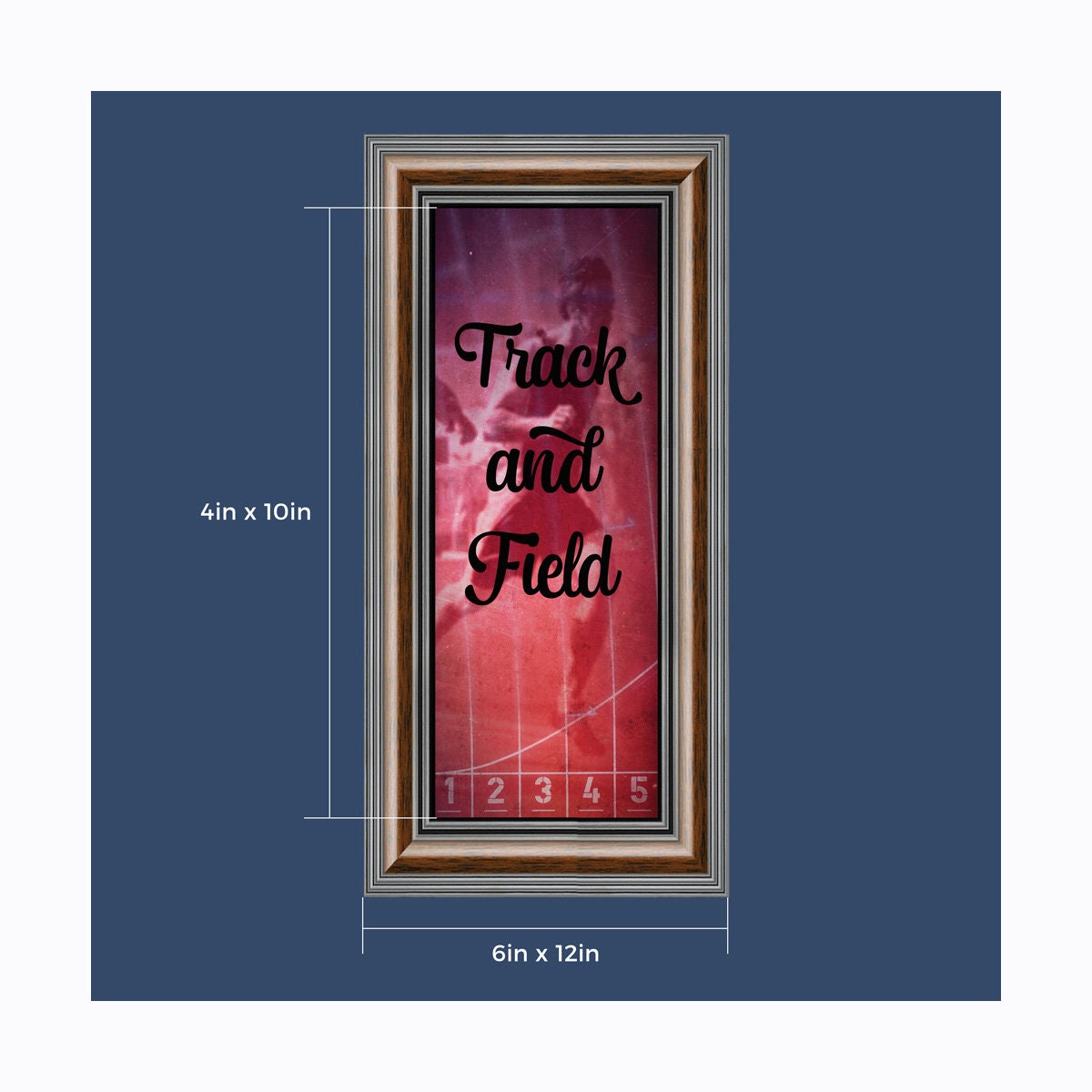 Track and Field Runners Wall Art Track Coach or Athlete Etsy