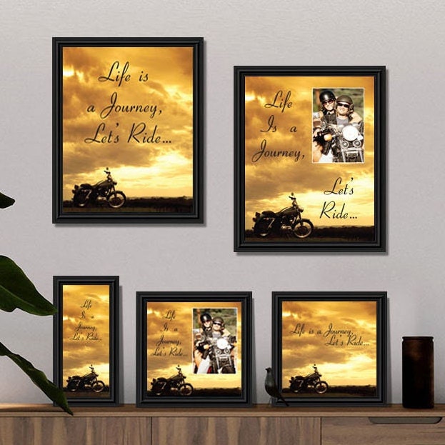 Harley Davidson Picture Frame Harley Davidson Gifts for Men - Etsy