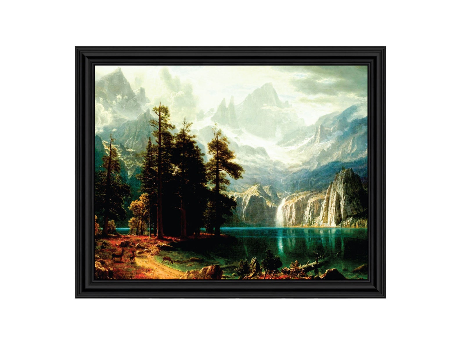 Albert Bierstadt Sierra Nevada in California, World Famous Wall Art