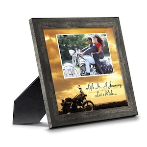 Harley Davidson Picture Frame, Harley Davidson Gifts for Men, Motorcycle Picture Frame, Harley Picture Frame, Harley Davidson Memorial