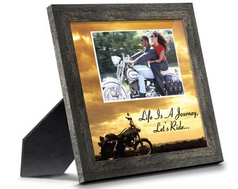 Harley Davidson Picture Frame, Harley Davidson Gifts for Men, Motorcycle Picture Frame, Harley Picture Frame, Harley Davidson Memorial