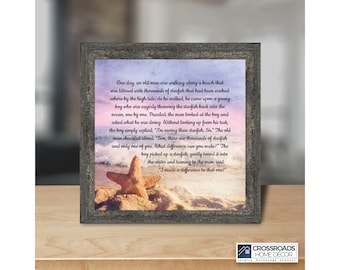 The Starfish Story Teacher Gift, Thank You Gifts or Encouragement Gifts, Add to Your Thank You Gift Basket, The Legend of the Starfish