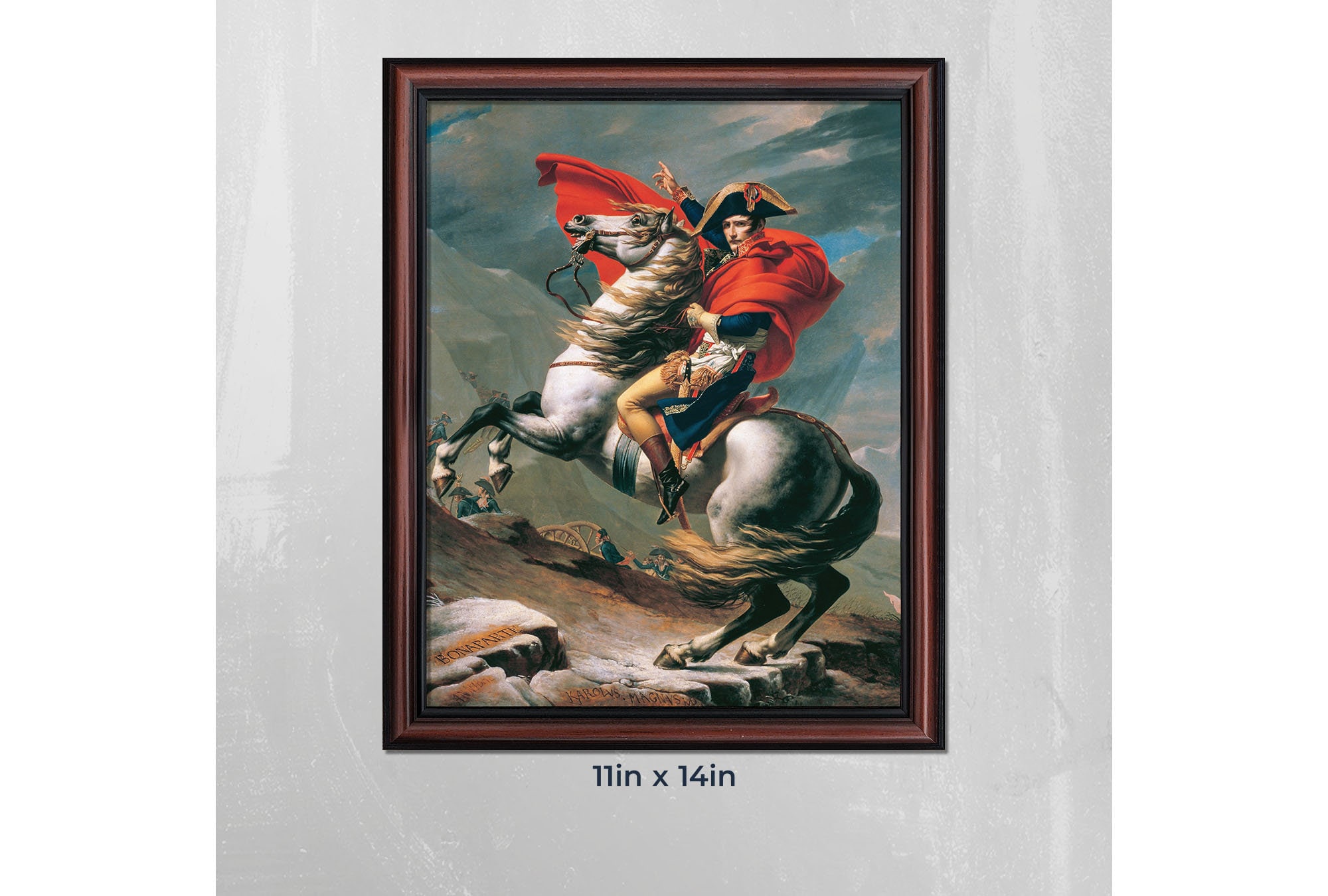 Jacques Louis David Napoleon Crossing the Alps Historical