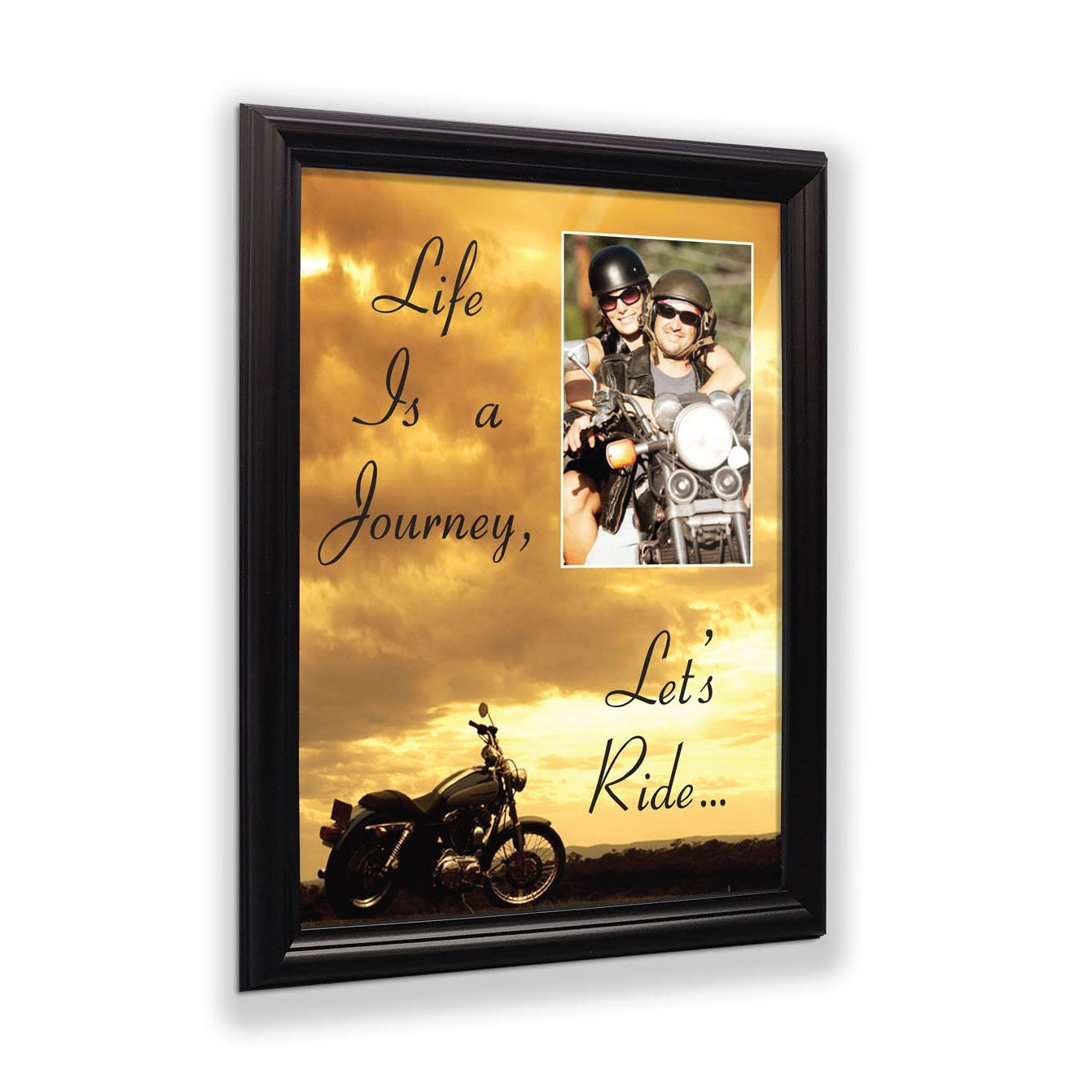 Marco de fotos clásico de Harley, regalos de Harley Davidson para hombres,  regalos de Harley Davidson para mujeres, regalos de boda de Harley