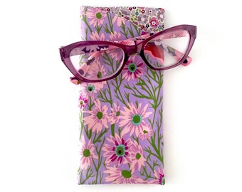 Brillenhülle | Sonnenbrille Etui | Gepolsterte Stofftasche / Beutel, Geschenke unter 30, Geschenke für Sie | Brillenetui