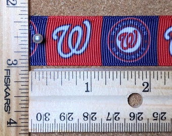 Washington Nationals Baseball MLB 7/8 inch Grosgrain Ribbon
