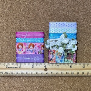 Grosgrain Ribbon Remnants - Disney Princesses
