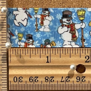 Frosty the Snowman 1 inch Grosgrain Ribbon