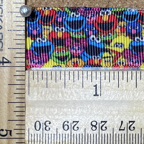Sesame Street Characters 7/8 inch Grosgrain Ribbon