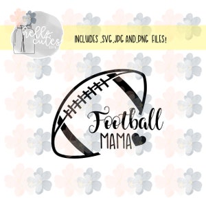 Football Mama Design | png, eps, svg, & jpg files | Instant Digital Download, cricut cut files