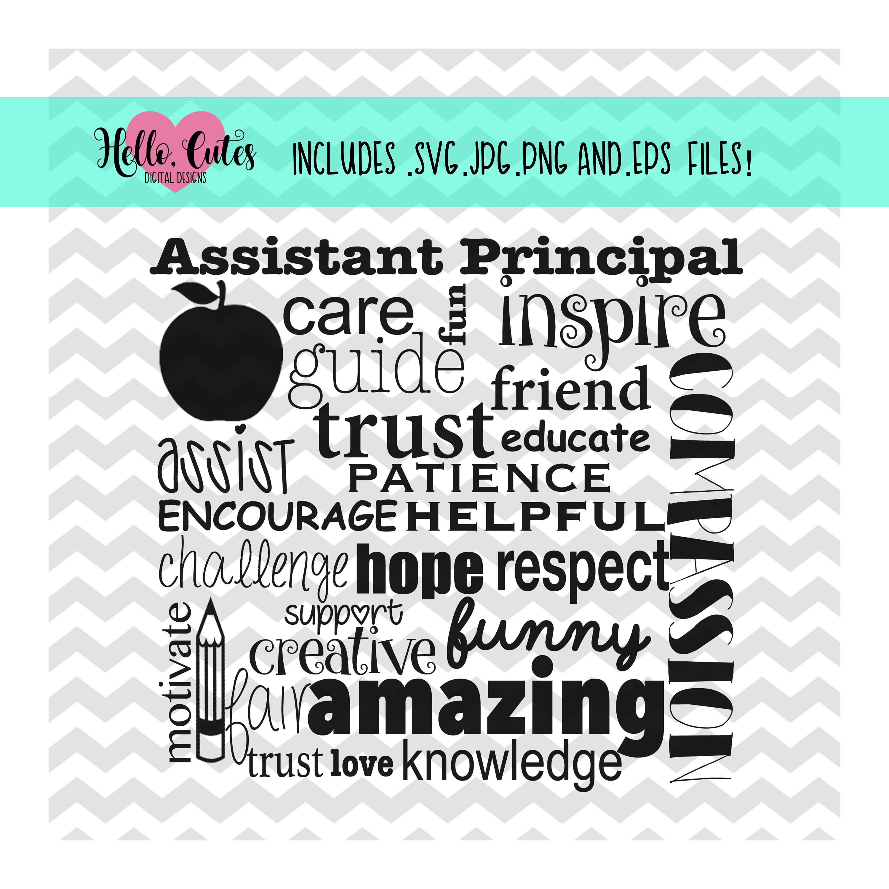 Teacher appreciation week day Assistant Principal Etsy