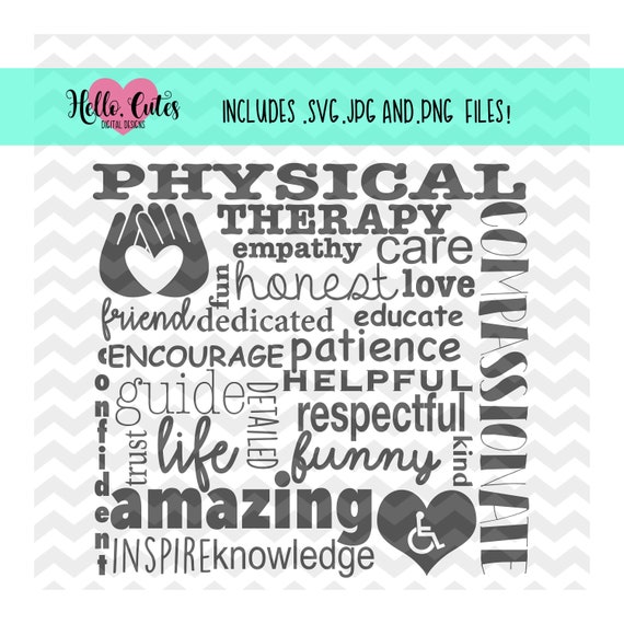 Physical Therapy Appreciation PT PTA Physical therapy Etsy