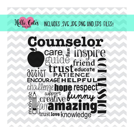 Download Cute Counselor Appreciation design png eps svg & jpg files ...