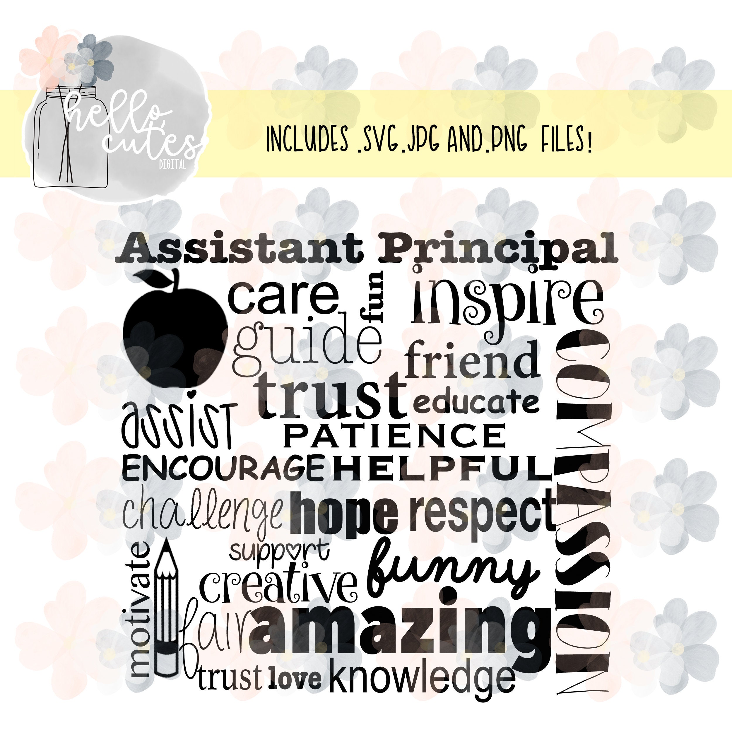 Teacher appreciation week day Assistant Principal | Etsy