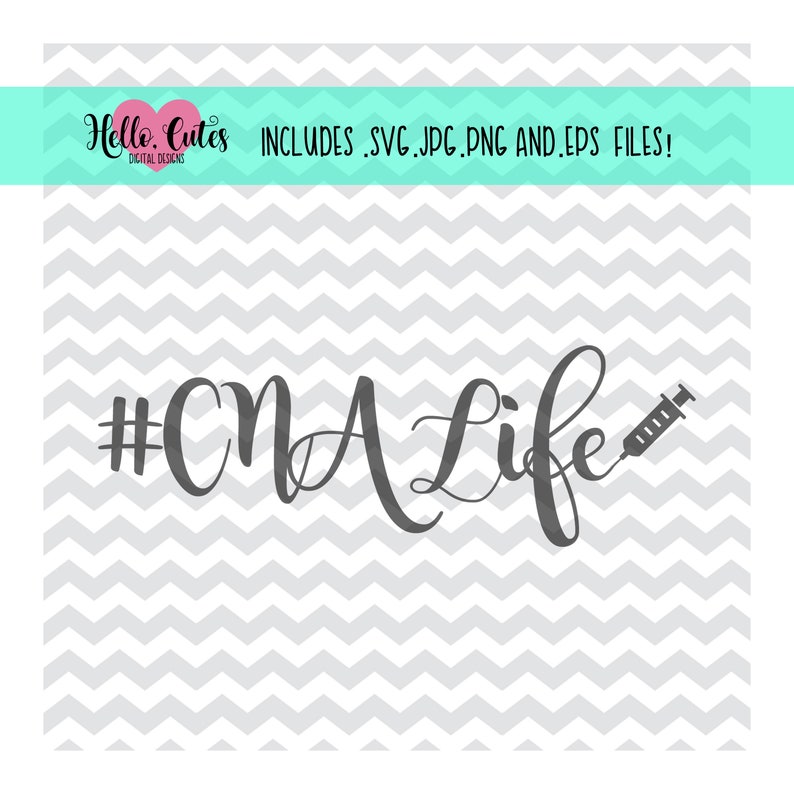 Download CNA Life Design svg jpg png eps cut files CNALIFE | Etsy