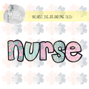 Nurse DESIGN | Hand-drawn, registered nurse,rn, Lvn, nurse,  png, jpg, printable