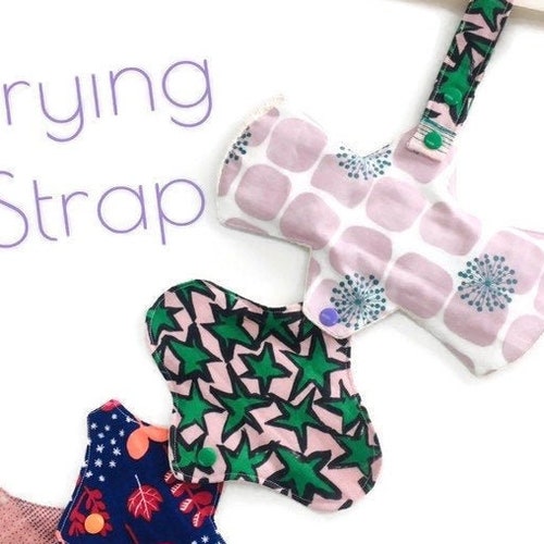 Tandheelkundig Koor rietje Cloth Pad Drying Strap Menstrual Pad Drying Strap Hang | Etsy