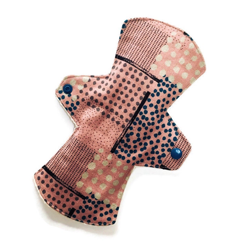 9quot; 10quot; Organic Cloth Pads, Pink Polka Dots, csp, Reus 9quot; 10quot; Organic Cloth Pads, Pink Polka Dots, csp, Reus