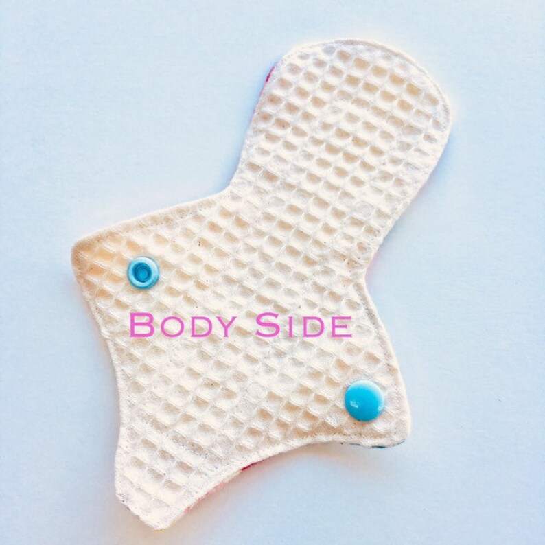 reusable sanitary pad 6.5 Organic cloth pad thong liner G-string Liner cloth pantyliner Menstrual pad yellow Zero Waste Incontinence