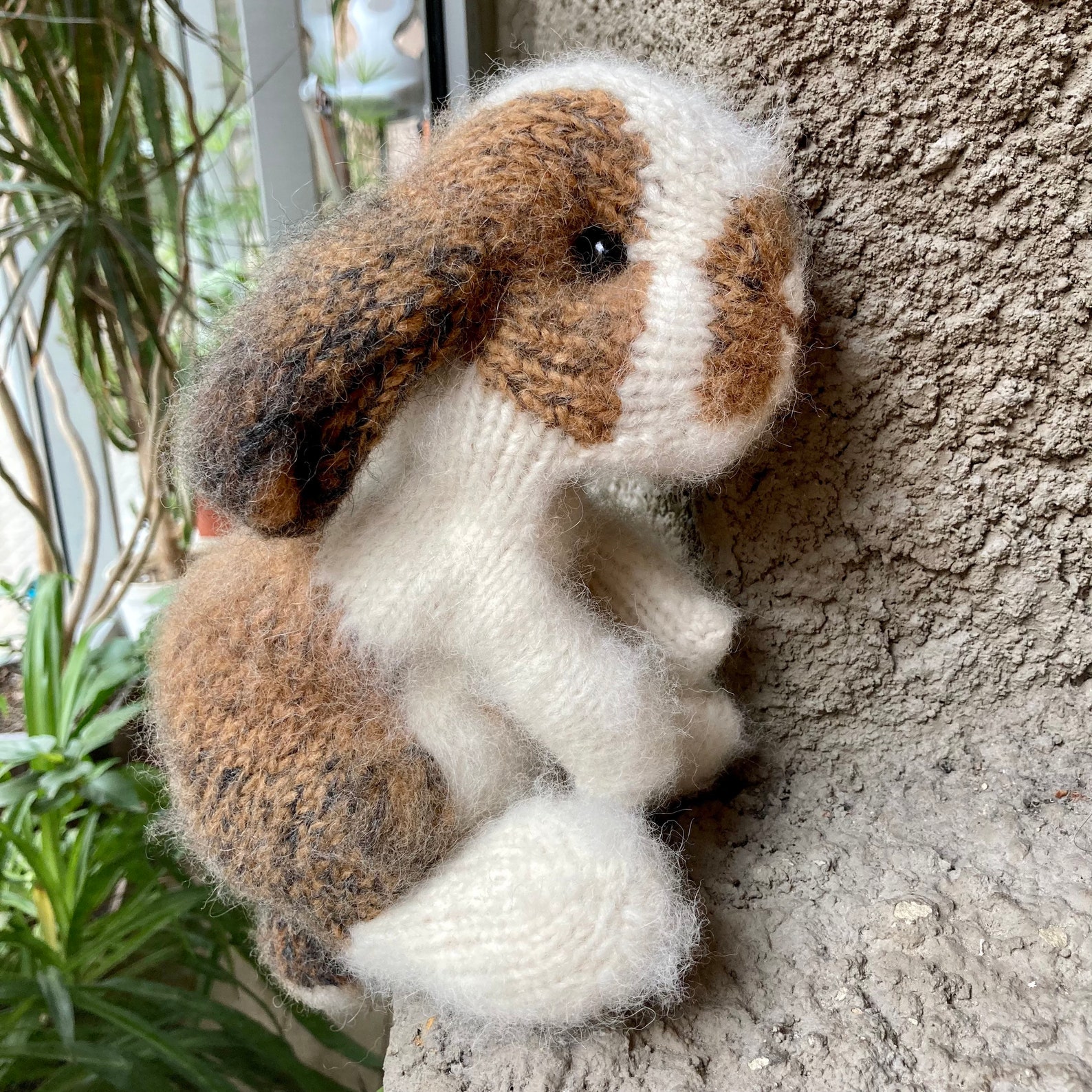 Crochet Holland Lop Bunny Realistic Stuffed Rabbit Knitted - Etsy