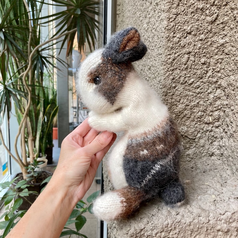 Crochet Realistic Bunny Knitted Bunny Rabbit Wild Animal - Etsy