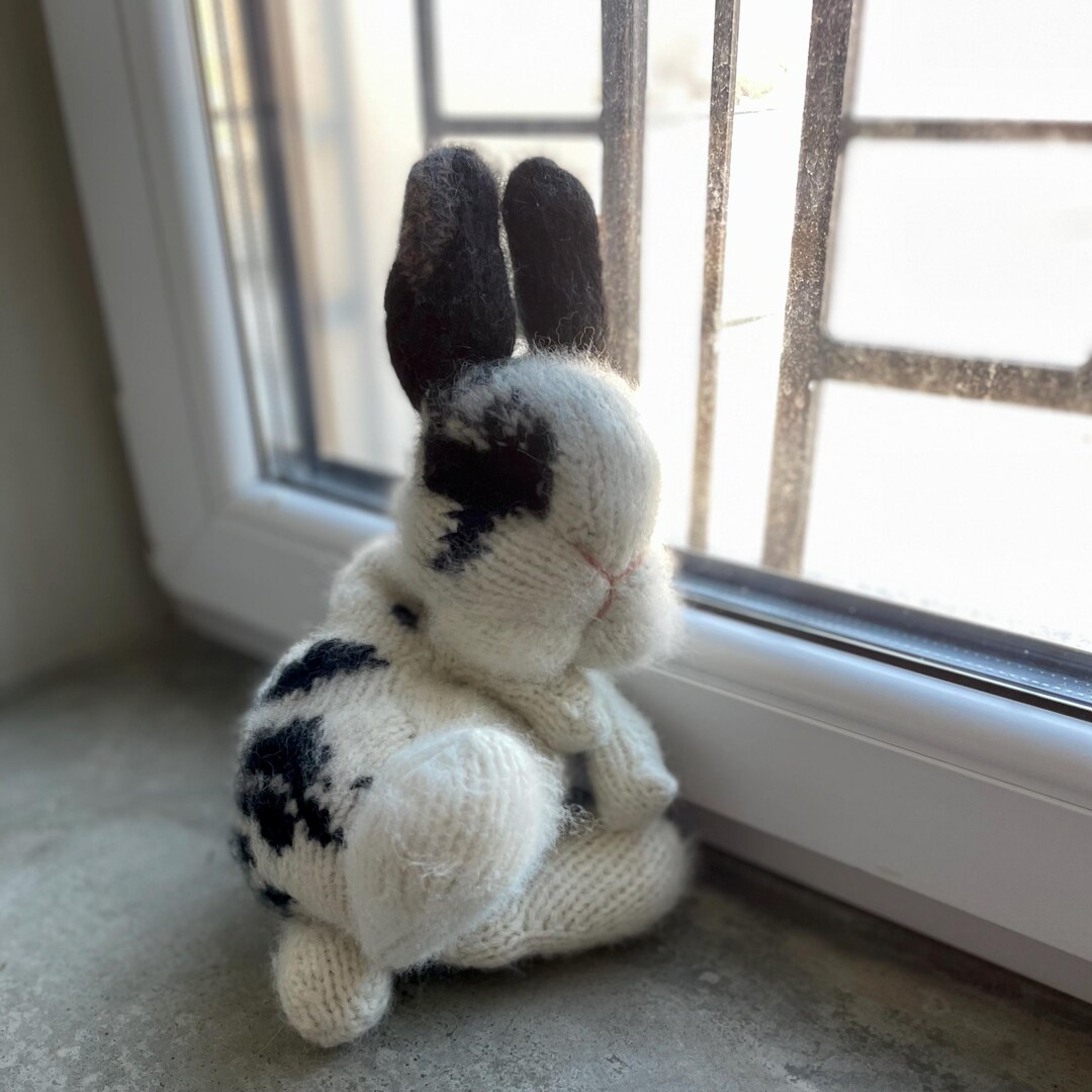 Realistic Knitted Bunny Toy, Custom Pet Portrait Rabbit - Etsy