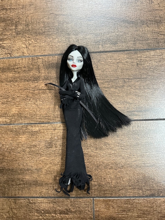 Morticia addams doll on sale