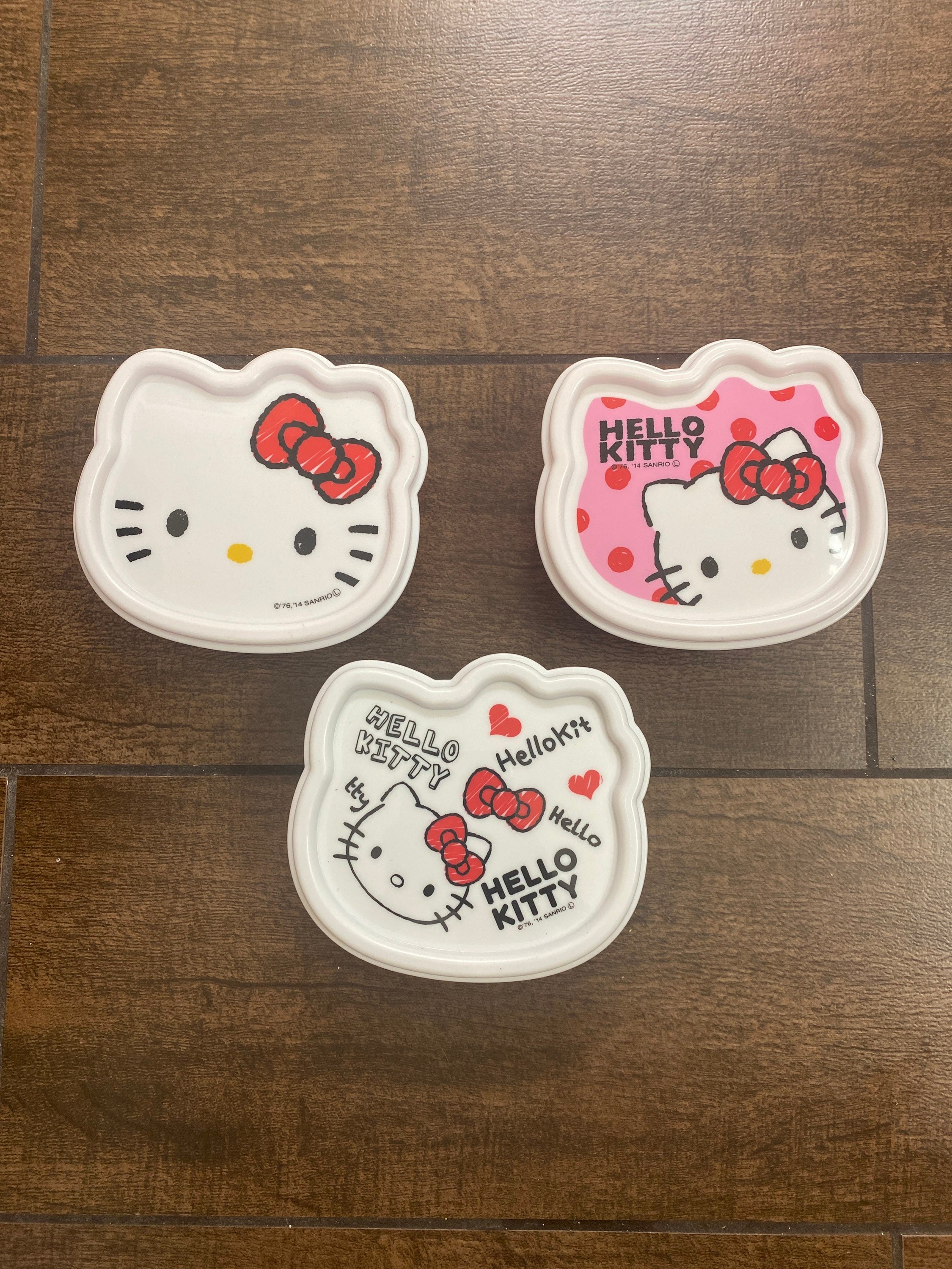Hello Kitty Lunch Boxes Set of 3 Etsy