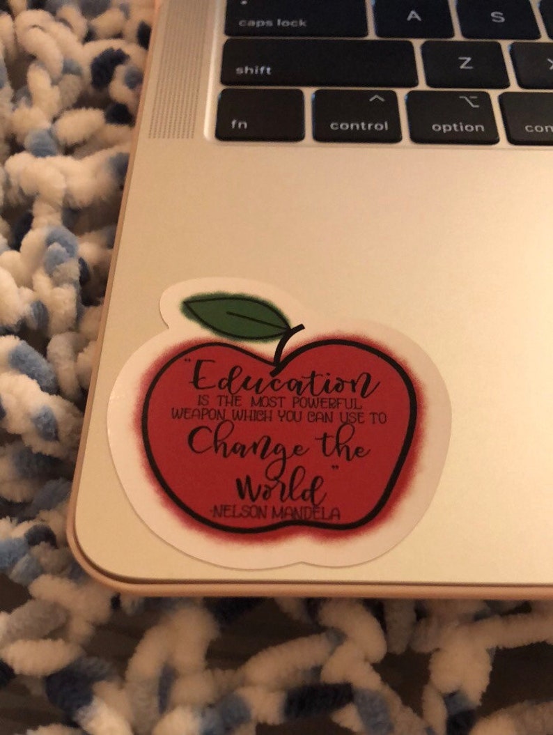 Teacher Sticker Education Sticker Teacher Laptop Sticker Etsy
