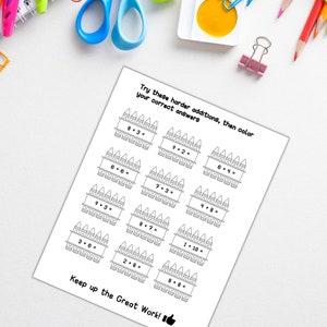 Printable Maths Worksheets K-2, Instant Download PDF - Etsy