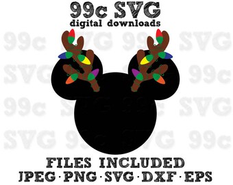 Download Antler Lights Svg Etsy PSD Mockup Templates