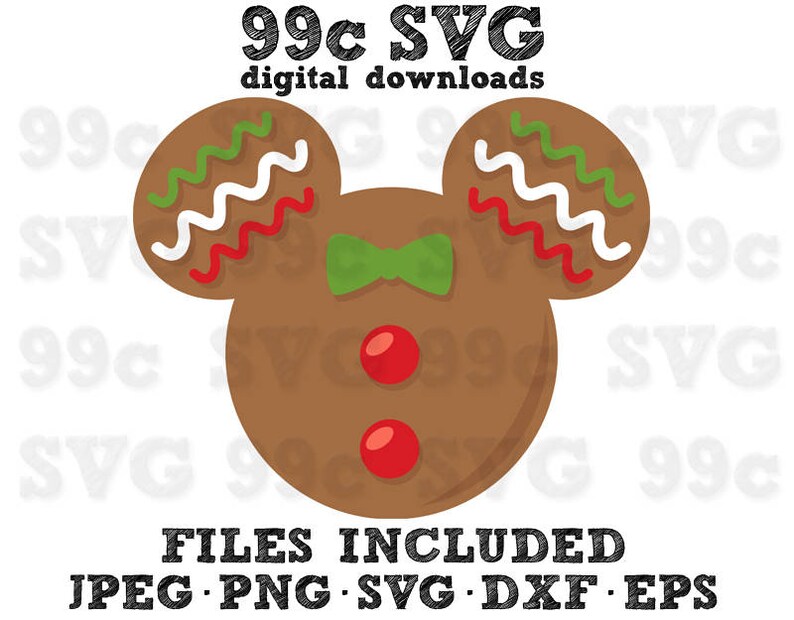 Free Free 249 Disney Gingerbread Svg SVG PNG EPS DXF File