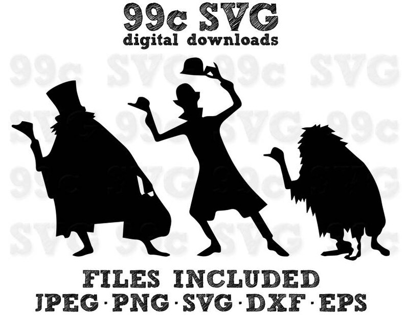 Download Hitchhiking Ghosts Disney SVG DXF Png Vector Cut File ...