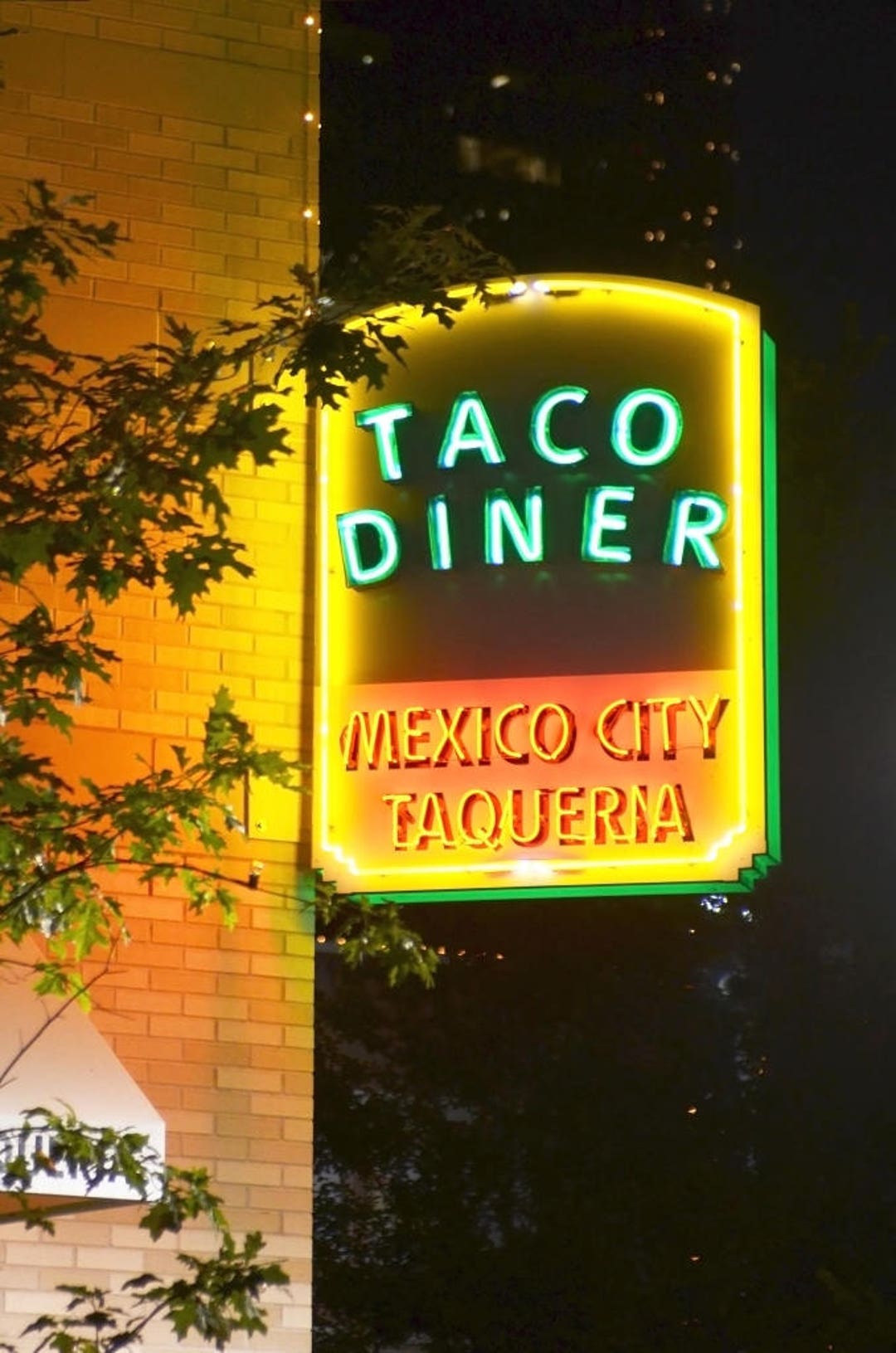 Taco Diner Neon Sign Fort Worth, Texas Fine Art Print Etsy