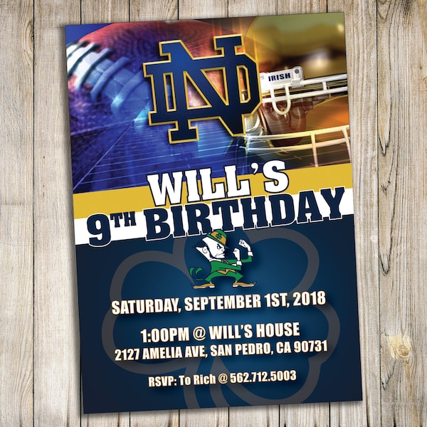 Notre Dame Geburtstagsparty Einladung / Notre Dame Party Einladung / personalisierter digitaler Download