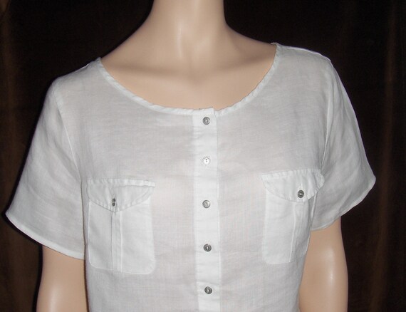 NUOVA linea donna beige Marks /& Spencer /& Lino Bianco Gonna Taglia 22 20