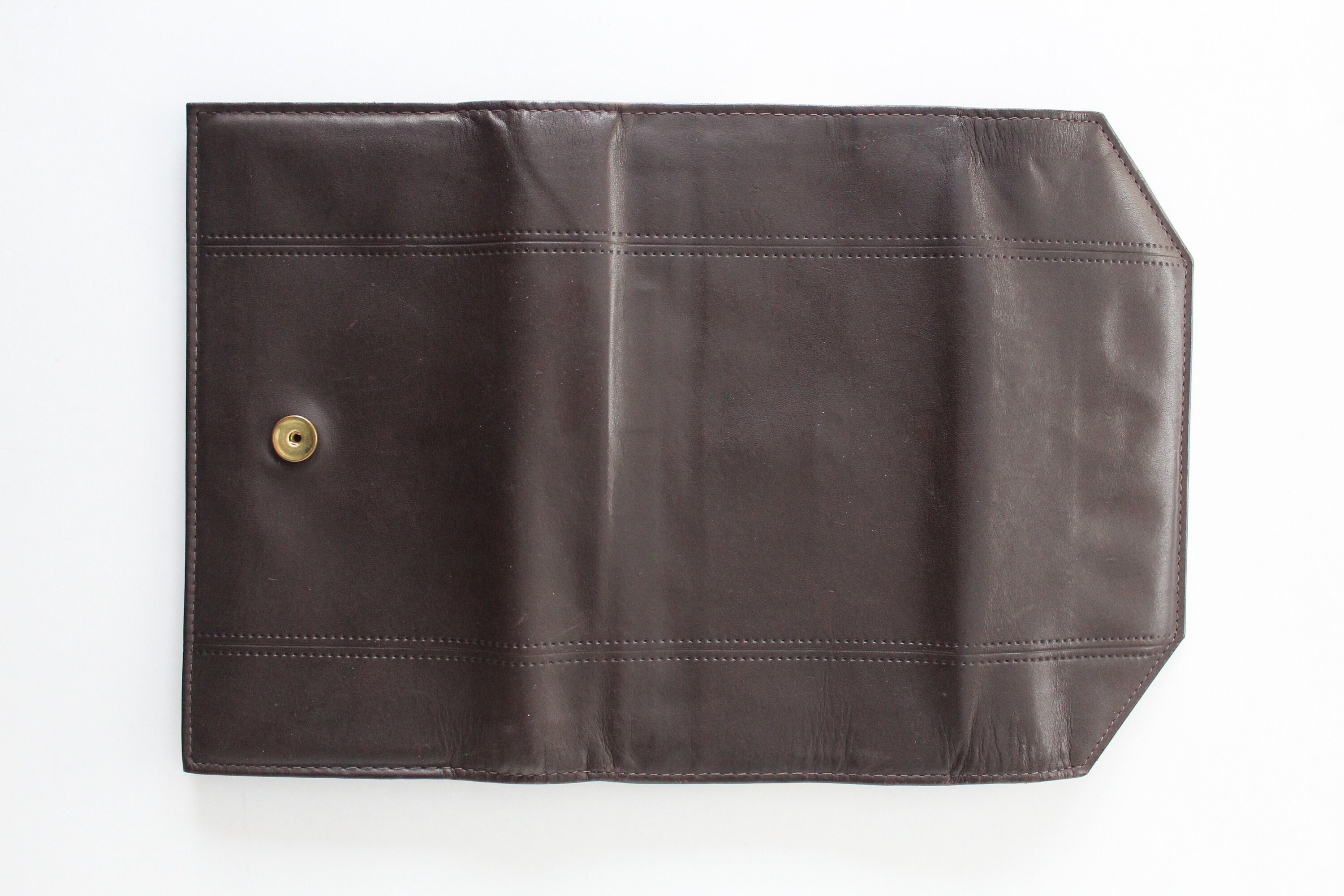 BUXTON Vintage Dark Brown Leather Wallet/ Womens Wallet With Etsy Canada