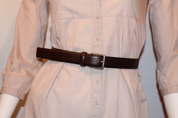 gap brown leather belt