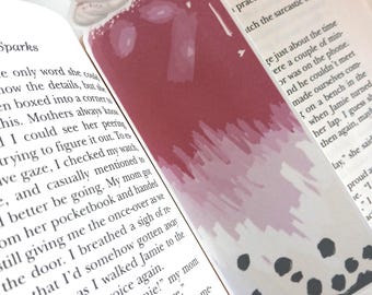 Red Cherry Boba Bookmark for Tapioca Pear Drink Lovers and Readers