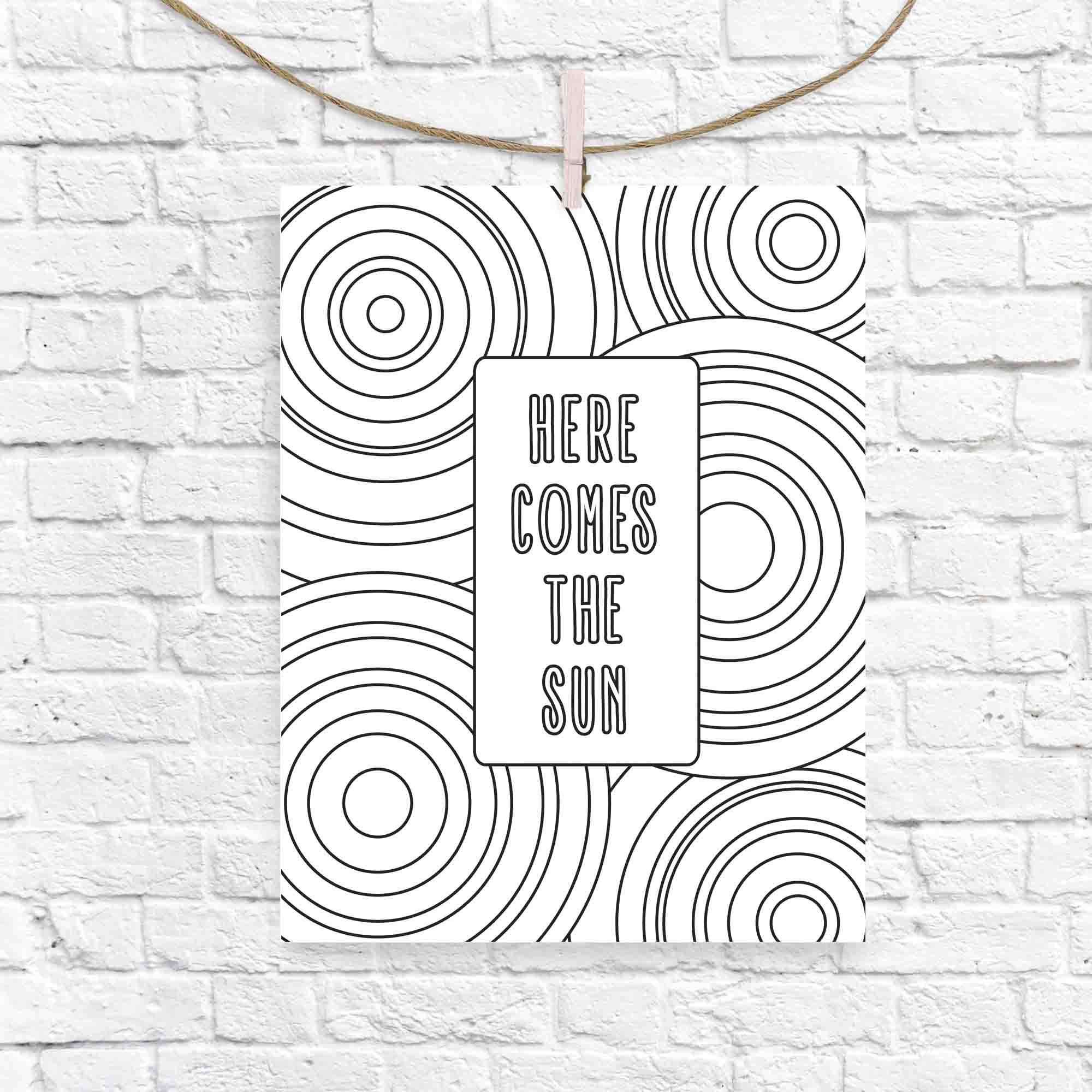 Easy Inspirational Coloring Pages Printable Adult Coloring Pages Inspirational Coloring Pages | Etsy Singapore