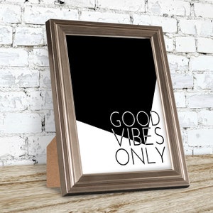 Good Vibes 8.5&quot; x 11&quot; printable poster