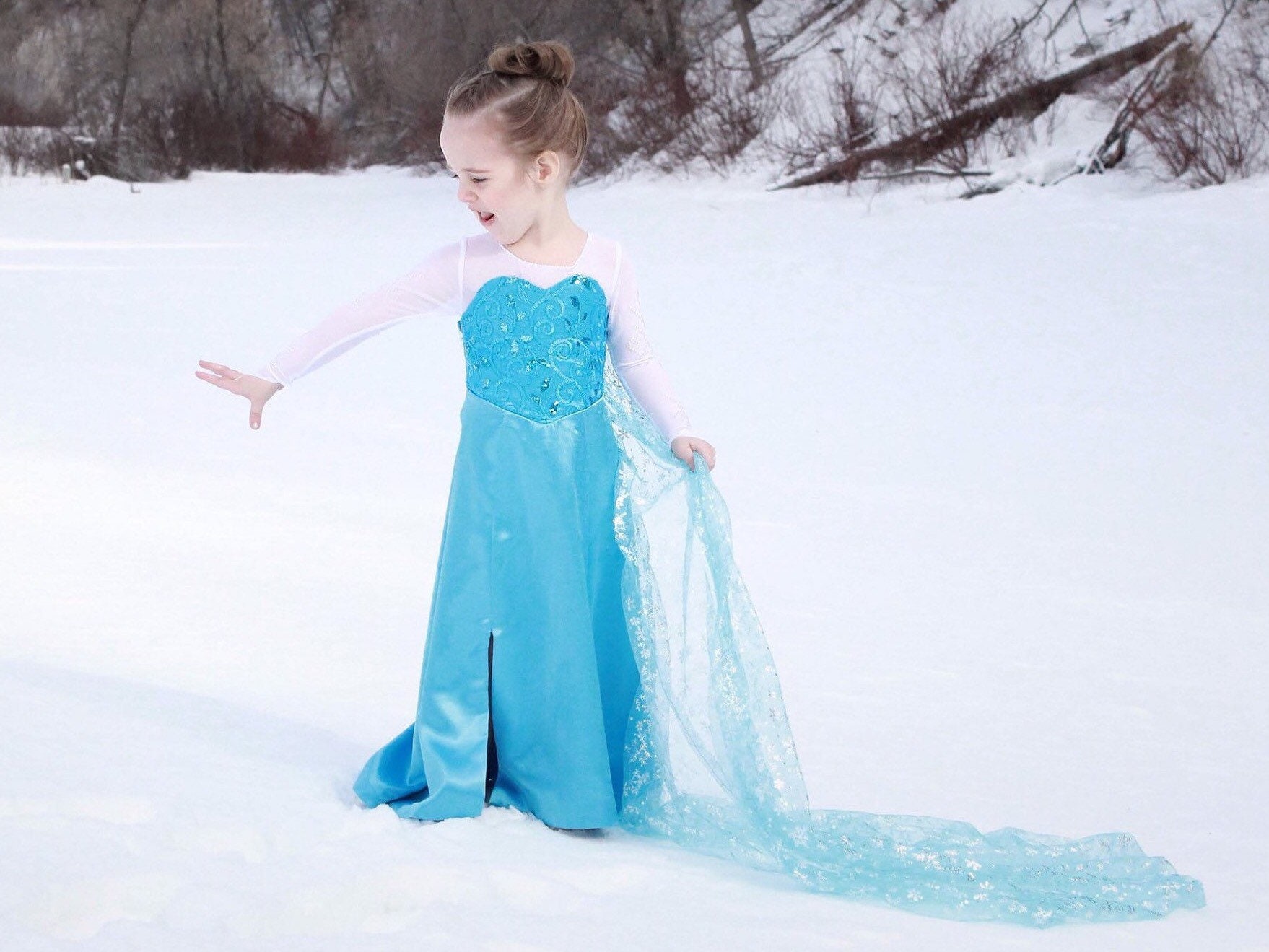 Frozen Elsa Let It Go Ice Queen Dress Toddler Girls Child | Etsy