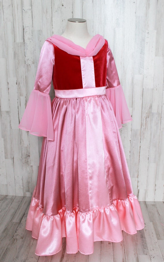 belle pink dress costume
