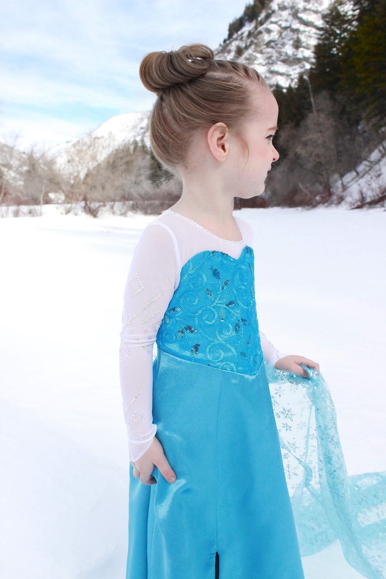 Frozen Elsa Let it Go Ice Queen Dress Toddler Girls Child Etsy
