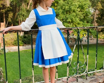 Belle Blue Dress Etsy