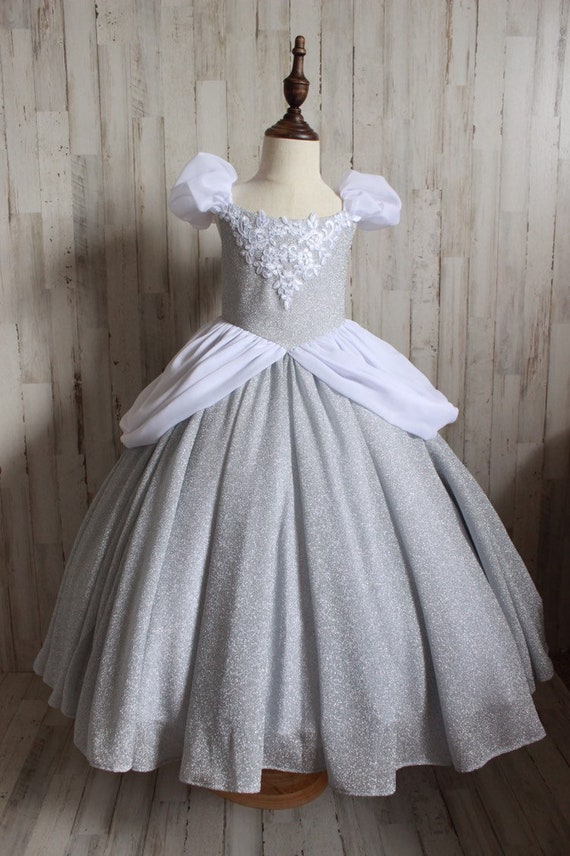 silver gown for kids