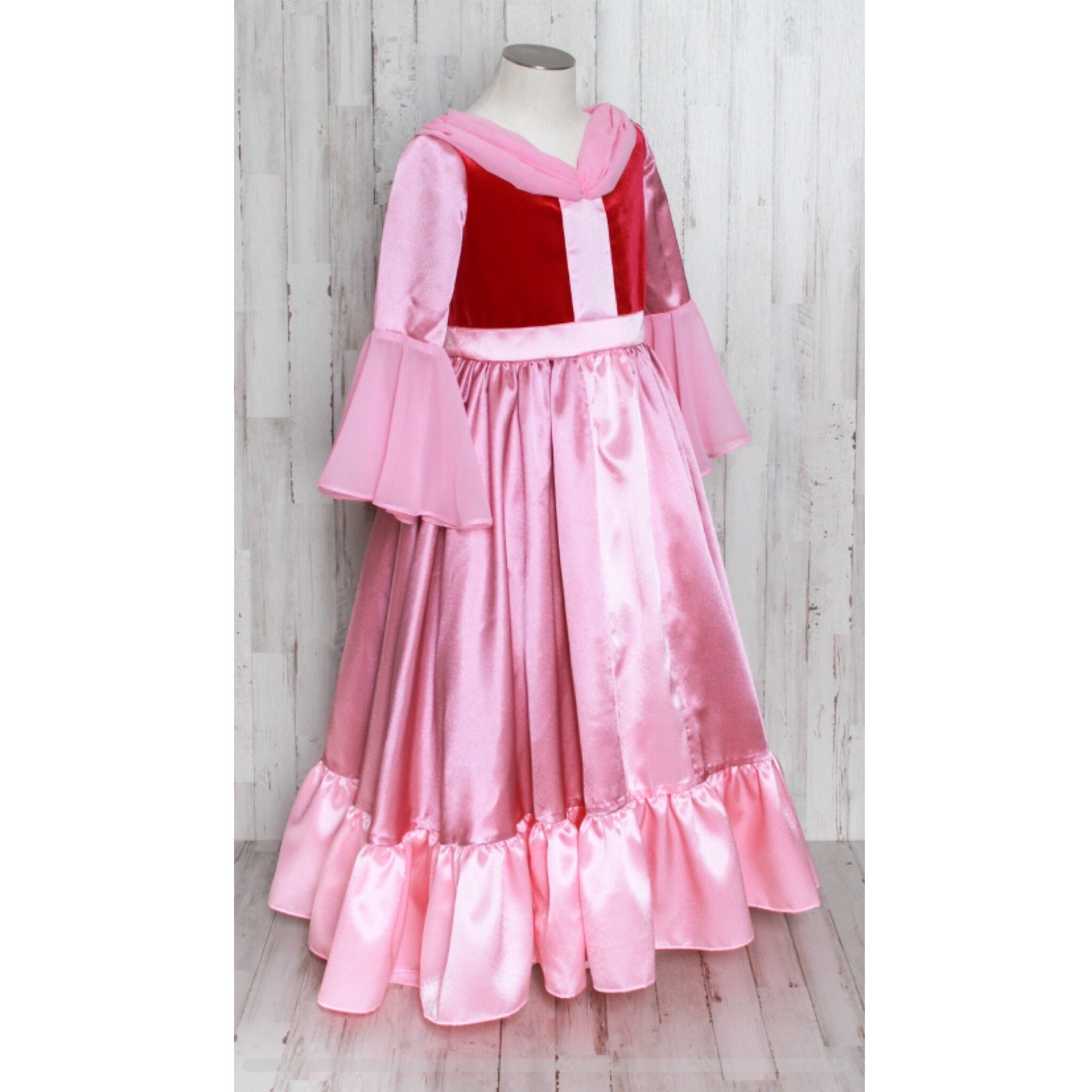 belle pink dress costume