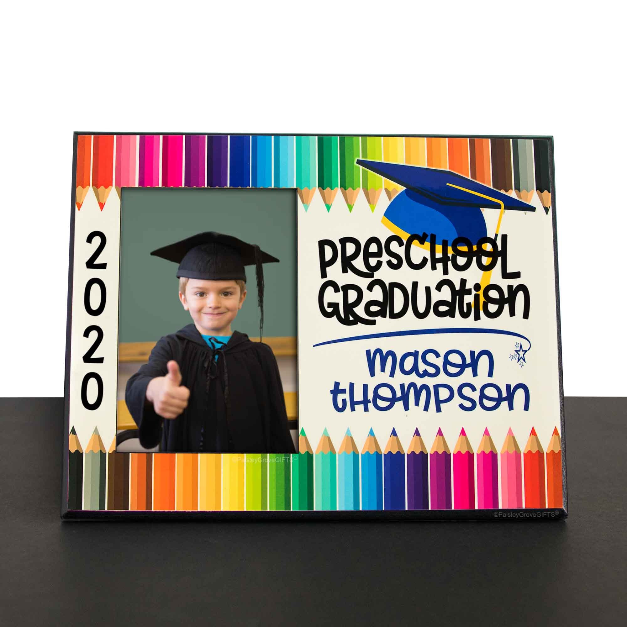 Preschool Graduation 2021 Frame Personalized Kids Graduation | Etsy