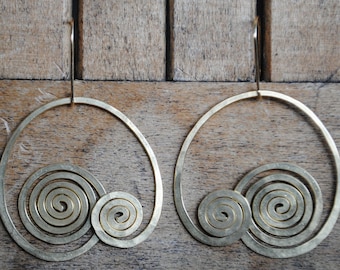 Nimbus | Handmade Brass Earrings