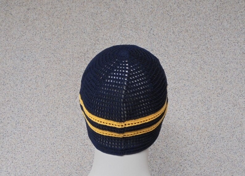 Summer cotton mens black crochet chemo hat Beach hat for men Best friend gift Unisex black hat Mens kufi hat Hippie beanie Brother gift hat